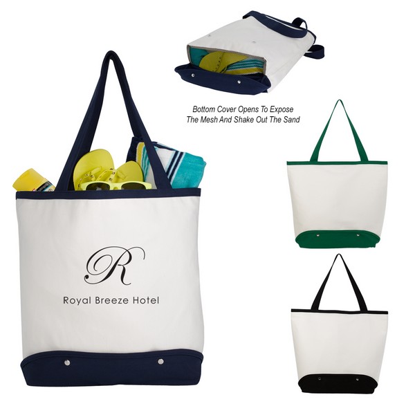 JH3221 Sifter Beach Tote Bag With Custom Imprint